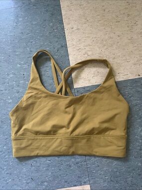 lululemon athletica Strappy Sports Bra - Mustard Yellow